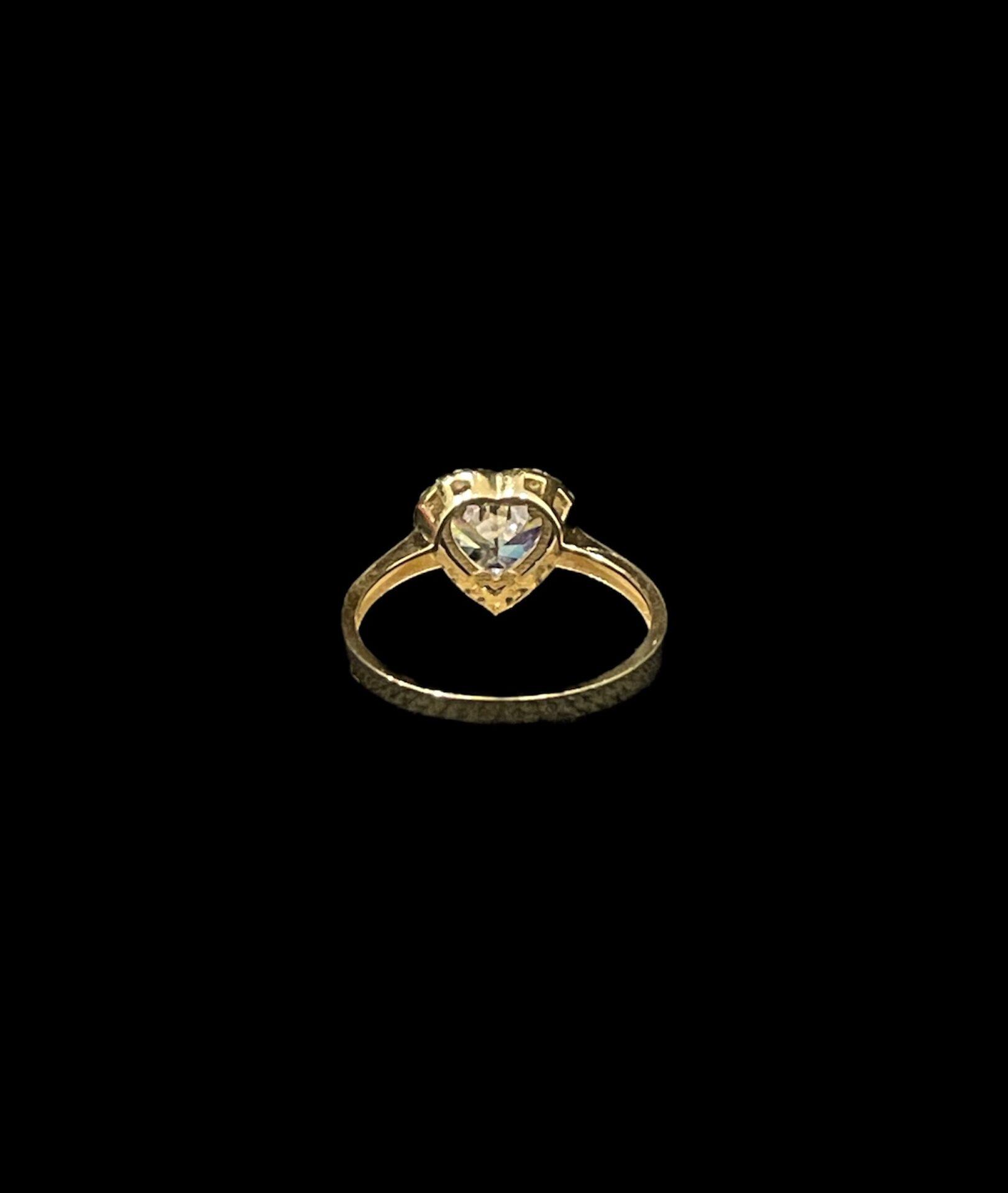 Bague Empierrée Coeur – Image 3